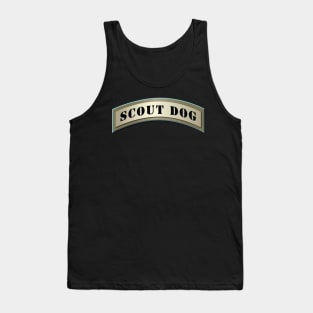 Scout Dog Tab - Silver Tank Top